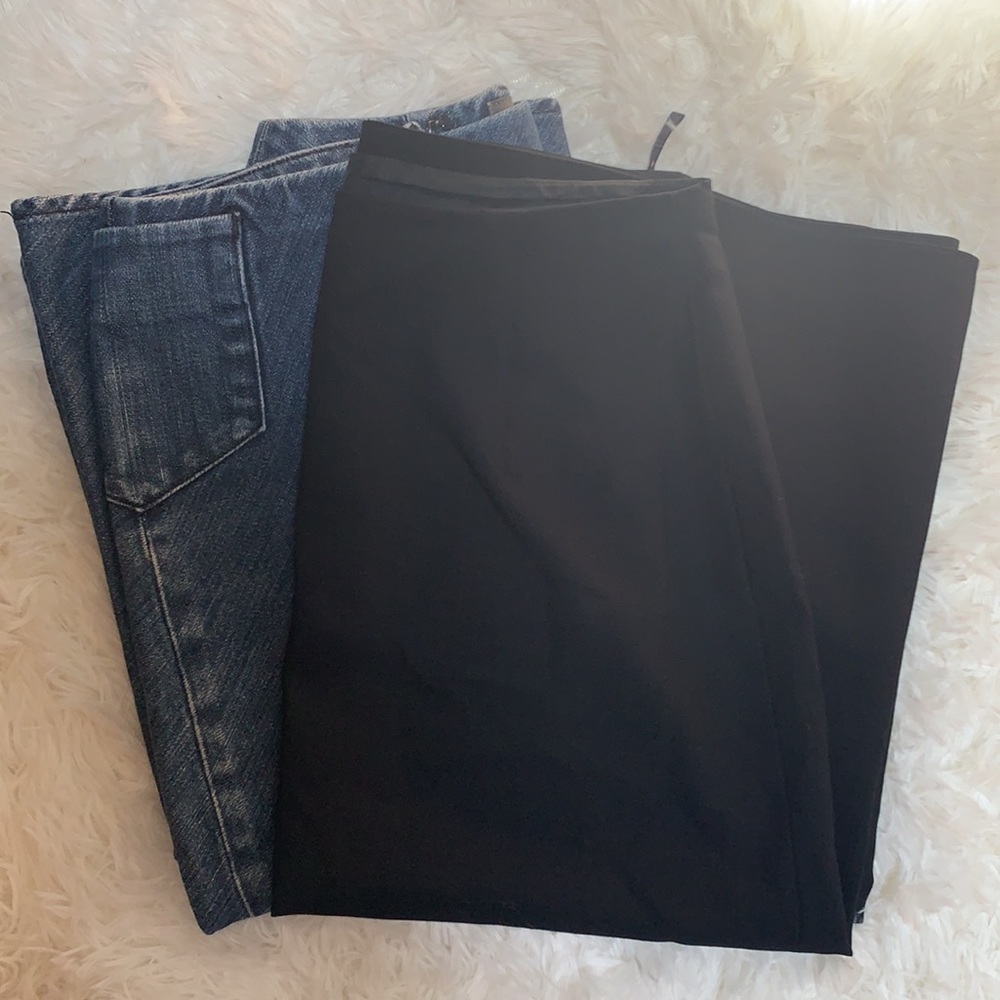 Two size 0 Banana Republic skirts, waist 13, length 25